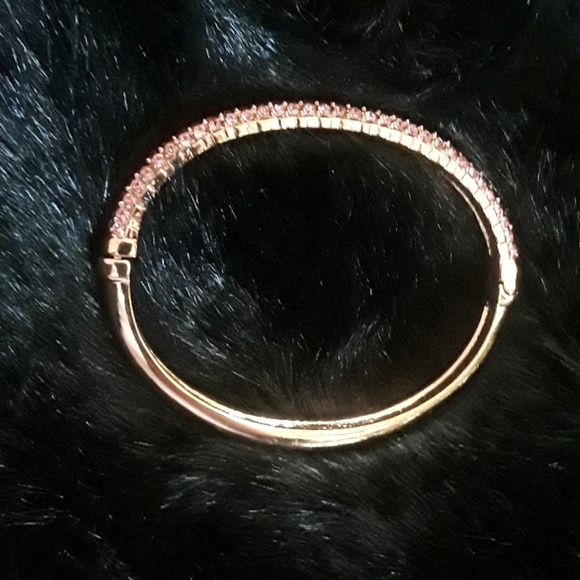 Nolan Miller rose goldtone & crystal bracelet - Picture 5 of 8